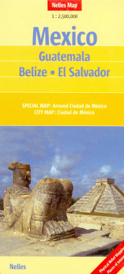 Mexiko (Mexico) 1:2,5m mapa NELLES