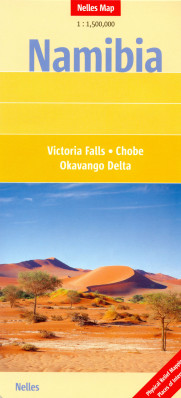 Namíbie (Namibia) 1:1,5m mapa Nelles