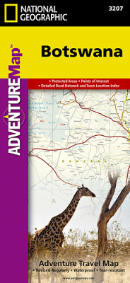 Botswana Adventure Map GPS komp. NGS