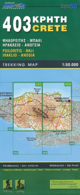 Psiloritis, Iraklio (Kréta) 1:50.000, turistická mapa ORAMA #403