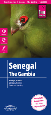 Senegal & Gambie 1:550t mapa RKH