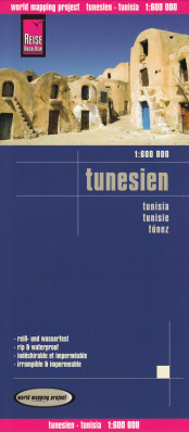 Tunisko (Tunisia) 1:600t mapa RKH