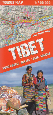 Tibet 1:400t trekkingová mapa TQ