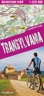Transylvania 1:250.000 turistická mapa TQ