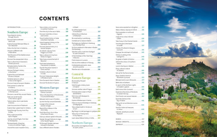 detail 100 Weekends in Europe 21st 2025 průvodce Lonely Planet