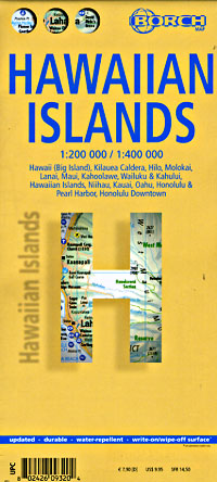 detail Hawaii 1:200t-400t mapa Borch