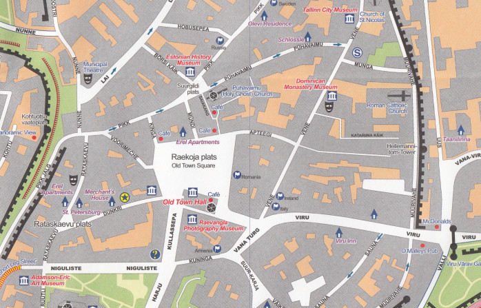detail Tallinn 1:8t mapa ITM