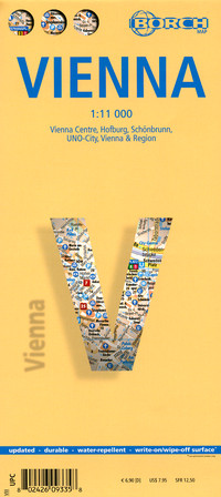 detail Vídeň (Wien) 1:11t mapa Borch