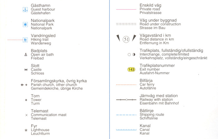detail Švédsko Jihozápad #2 1:250t mapa NORSTEDTS