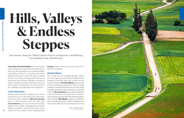 detail Camino de Santiago (Svatojakubská stezka) průvodce 1st 2025 Lonely Planet