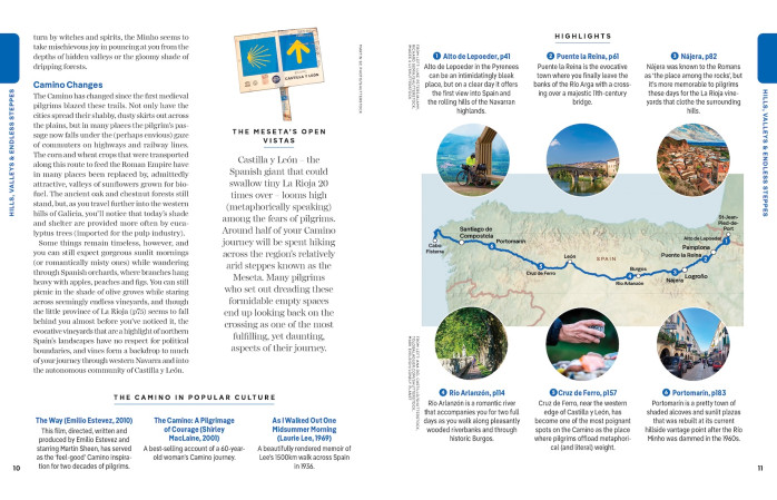 detail Camino de Santiago (Svatojakubská stezka) průvodce 1st 2025 Lonely Planet