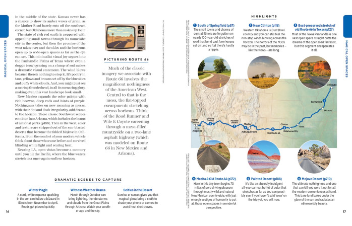 detail Route 66 průvodce 1st 2025 Lonely Planet
