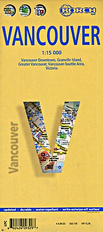 Vancouver 1:15t mapa Borch