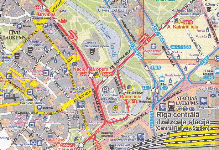 detail Riga 1:8t mapa ITM