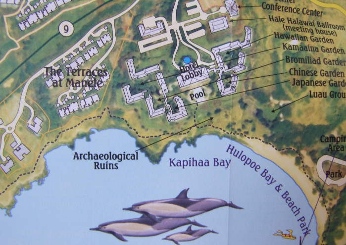 detail Lanai 1:77t Guide mapa FRANKO´S