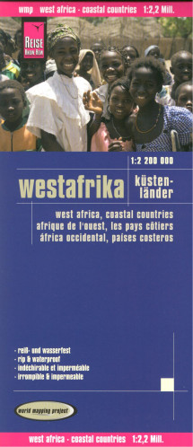 Západní Afrika (West Africa) pobřežní státy 1:2,2m mapa RKH