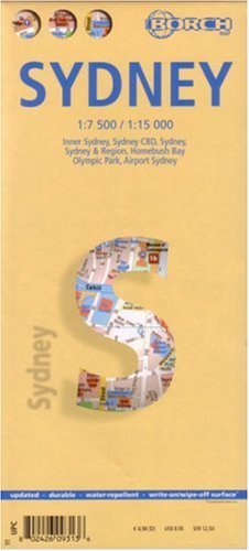 detail Sydney 1:7,5t / 15t mapa Borch