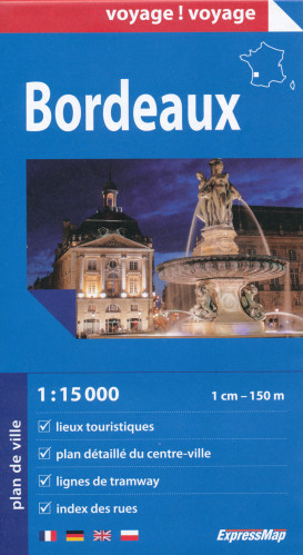 Bordeaux plán města 1:15t ExpressMap