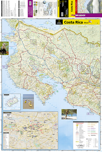 detail Kostarika Adventure Map GPS komp. NGS
