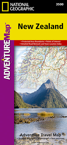 Nový Zéland Adventure Map GPS komp. NGS