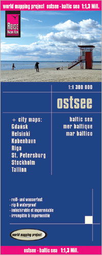 detail Baltské moře (Baltic Sea) 1:1,3m mapa RKH