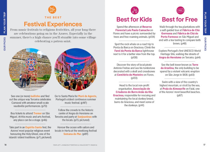 detail Azores (Azory) kapesní průvodce 1st 2024 Lonely Planet