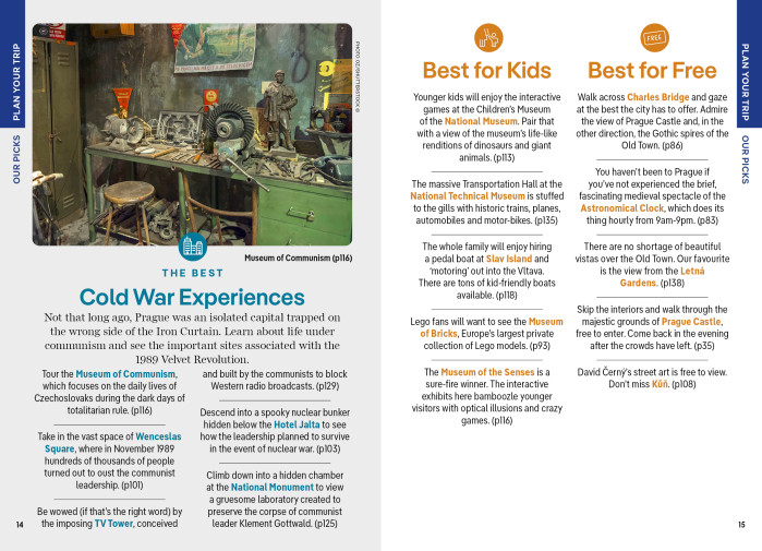 detail Praha (Prague) kapesní průvodce 8th 2025 Lonely Planet