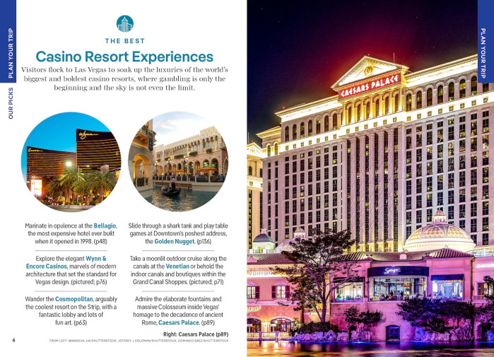 detail Las Vegas kapesní průvodce 7th 2025 Lonely Planet