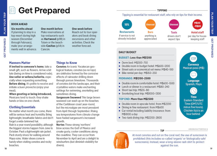 detail Cancún & Riviera Maya 2nd 2025 kapesní průvodce Lonely Planet