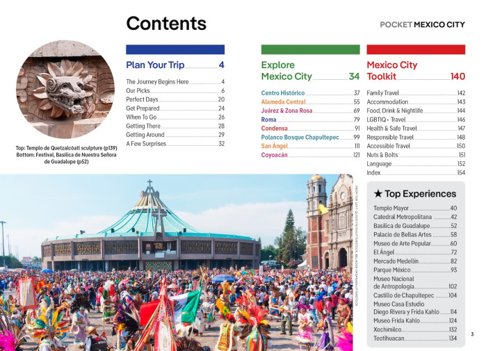 detail Mexico City kapesní průvodce 1st 2025 Lonely Planet