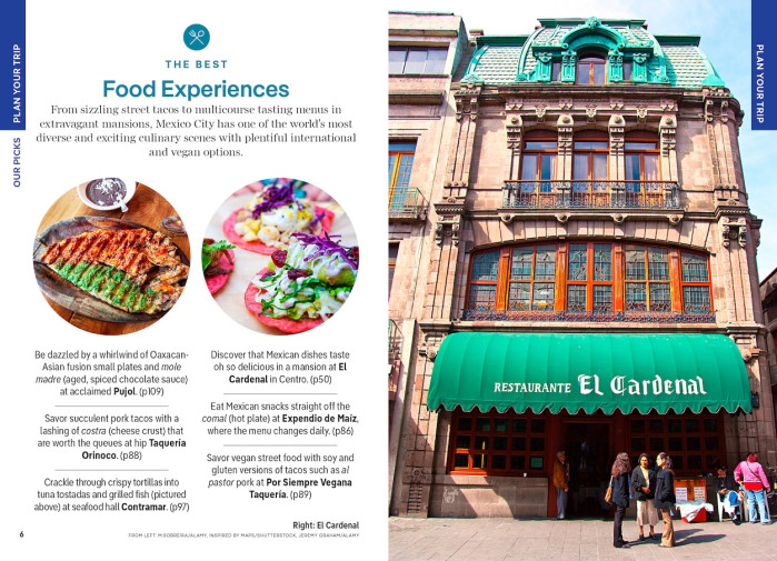 detail Mexico City kapesní průvodce 1st 2025 Lonely Planet
