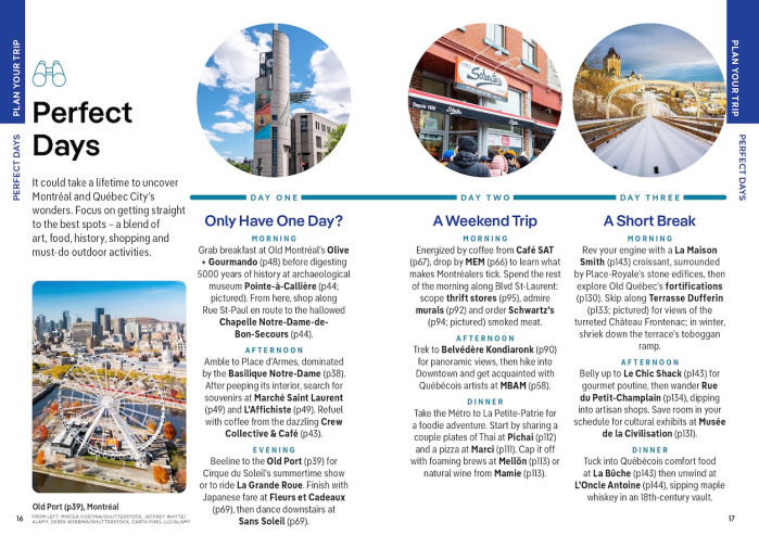 detail Montréal & Quebec City kapesní průvodce 4th 2026 Lonely Planet