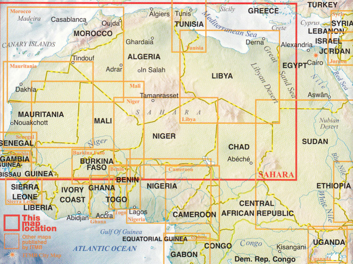 detail Sahara 1:3,85m mapa ITM