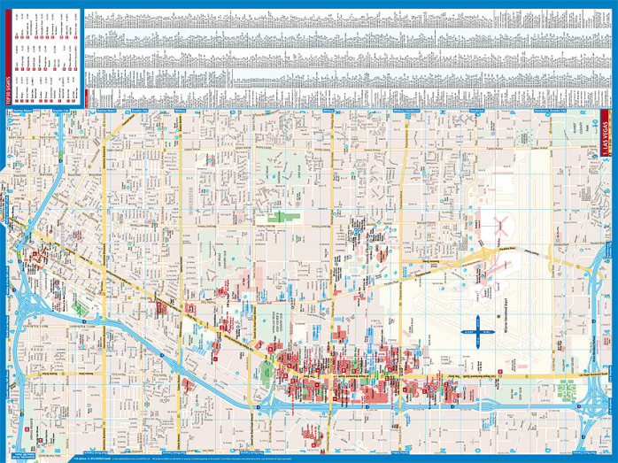 detail Las Vegas 1:20t mapa Borch