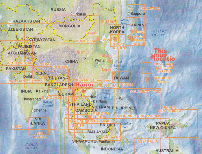 detail Vietnam 1:1m mapa ITM