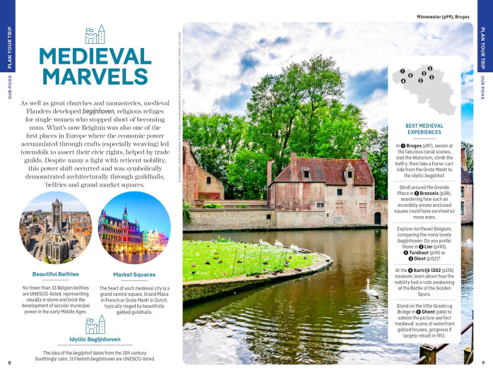 detail Belgie a Lucembursko (Belgium & Luxembourg) průvodce 9th 2024 Lonely Planet