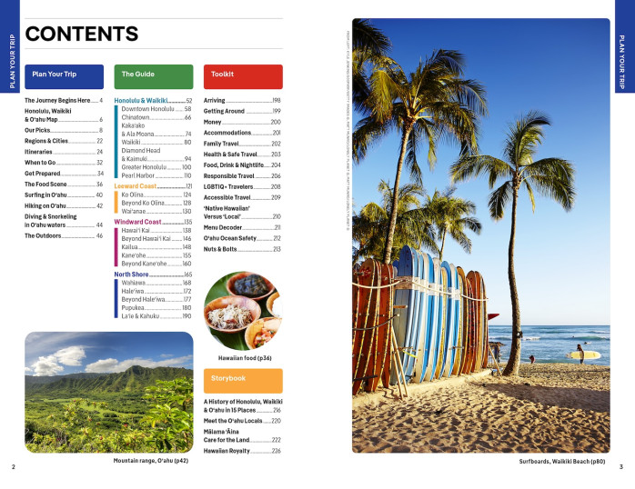 detail Honolulu, Waikiki & O´ahu průvodce 7th 2024 Lonely Planet