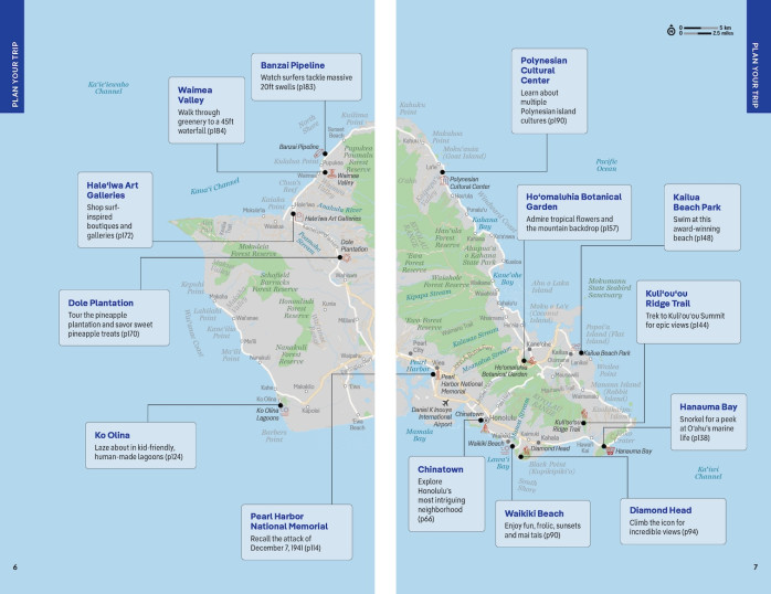detail Honolulu, Waikiki & O´ahu průvodce 7th 2024 Lonely Planet