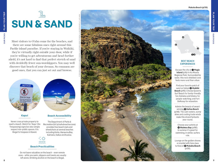 detail Honolulu, Waikiki & O´ahu průvodce 7th 2024 Lonely Planet