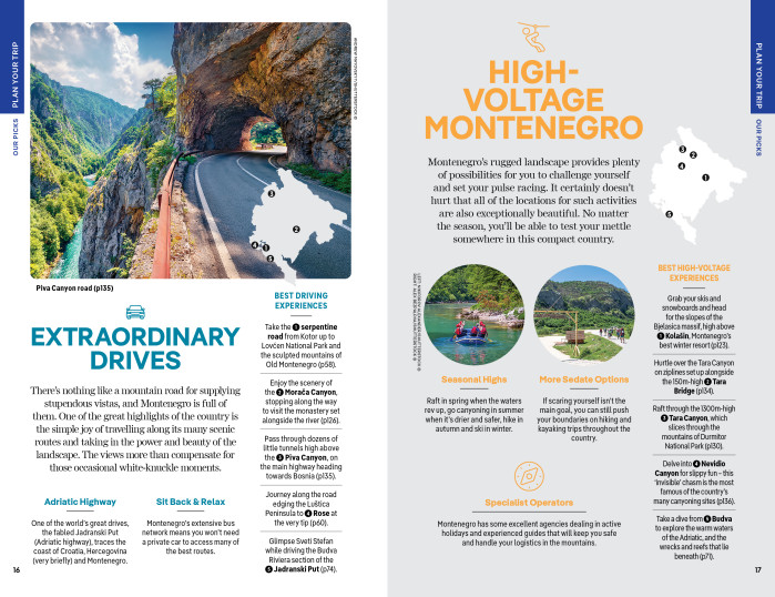 detail Černá Hora (Montenegro) průvodce 5th 2024 Lonely Planet