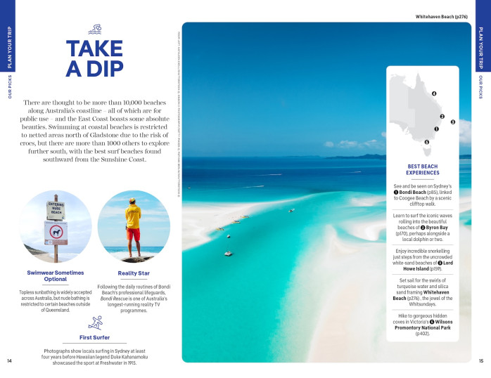 detail East Coast Australia průvodce 8th 2024 Lonely Planet