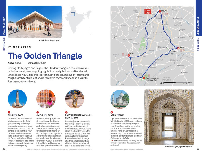 detail Rajasthan, Delhi & Agra průvodce 7th 2024 Lonely Planet