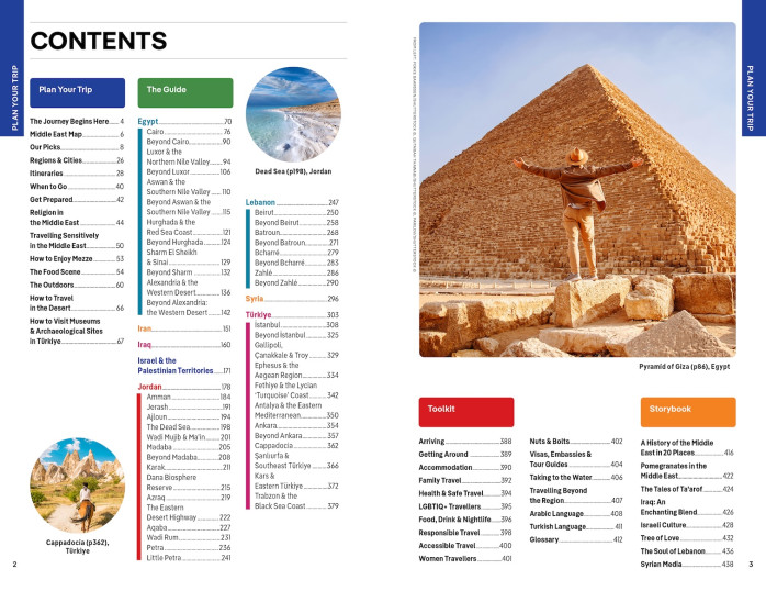 detail Střední Východ (Middle East) průvodce 10th 2024 Lonely Planet