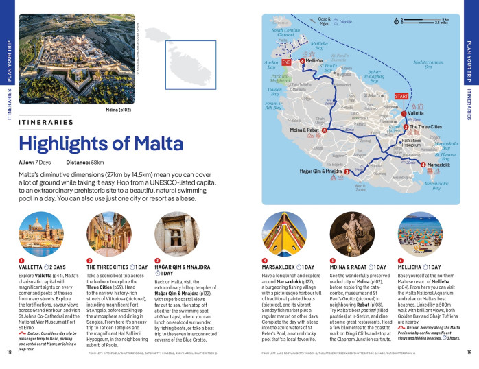 detail Malta & Gozo průvodce 10th 2025 Lonely Planet