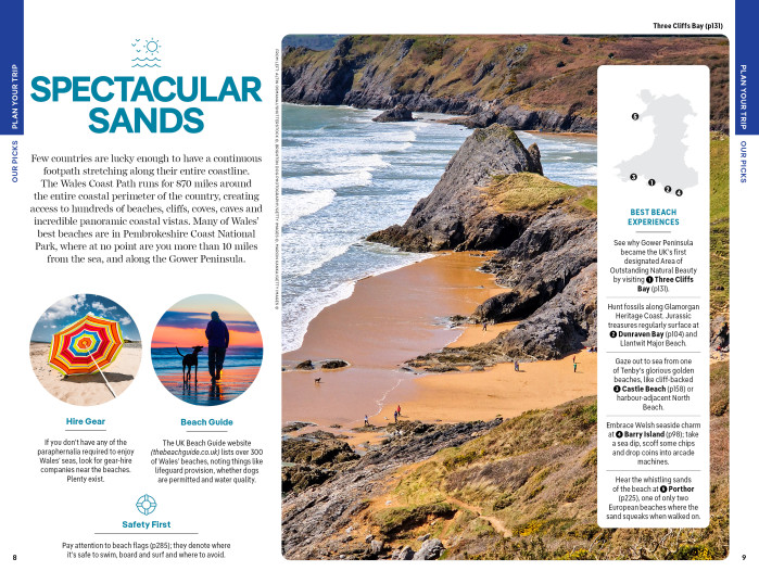 detail Wales průvodce 8th 2025 Lonely Planet
