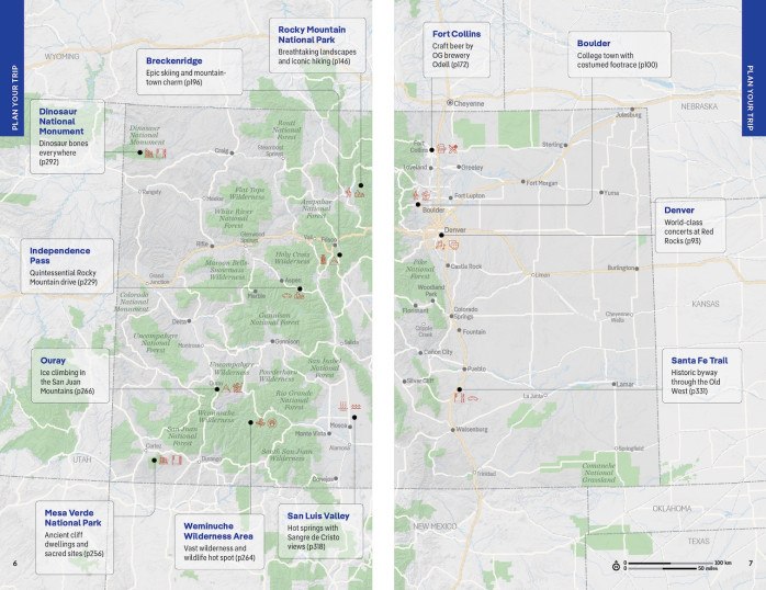 detail Colorado průvodce 5th 2025 Lonely Planet