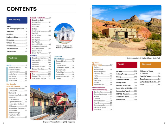 detail Texas průvodce 7th 2025 Lonely Planet