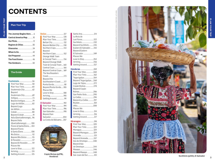 detail Střední Amerika (Central America) průvodce 11th 2025 Lonely Planet