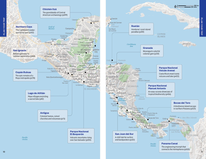detail Střední Amerika (Central America) průvodce 11th 2025 Lonely Planet