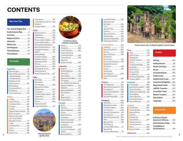 detail Jižní Amerika (South America) průvodce 16th 2025 Lonely Planet